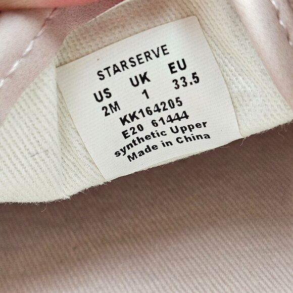 Keds Shoes Girls 2 Pink Starserve Faux Leather Slip On Preppy Sneakers - Picture 7 of 9